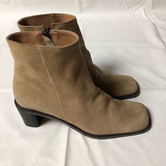 Nordstrom Shoes - NORDSTROM 90s Style Suede Leather Ankle Booties